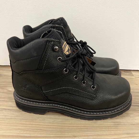 Red Wing Irish Setter Kittson 6" STEEL TOE Black Work Boots Men 7D 83664 NWOB - Picture 4 of 6